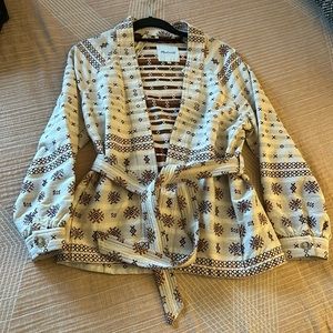 Madewell jacquard wrap jacket cardigan NWT